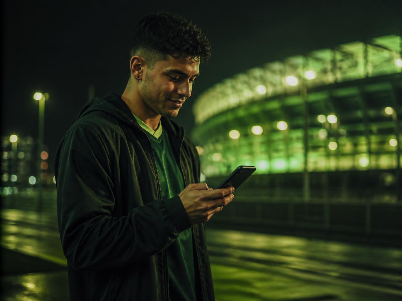 Pessoa conectada ao universo do futebol